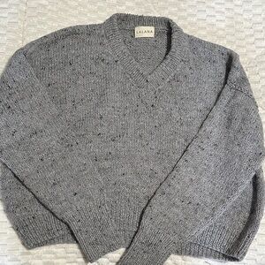 Women’s Andean Highland wool Gray Sweater
